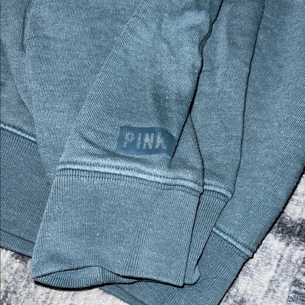 PINK Gray Sweatshirt and Joggers Set - Picture 3 of 5